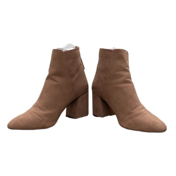 Women’s Suede Ankle Booties - Picture 2 of 9
